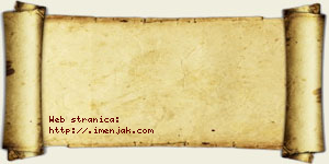 Žaklina Aničić vizit kartica